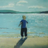 David (50 x 50, olie)