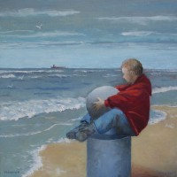 Maarten (50 x 50, olie)